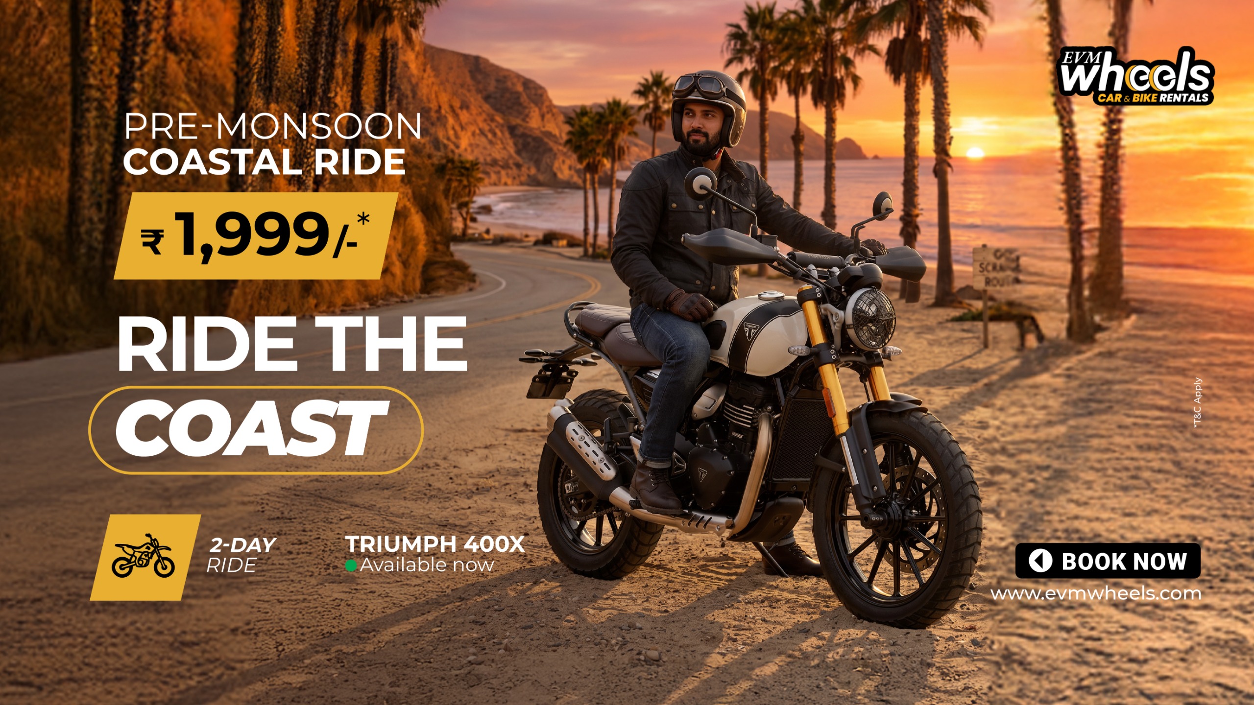 Pre-Monsoon Coastal Ride